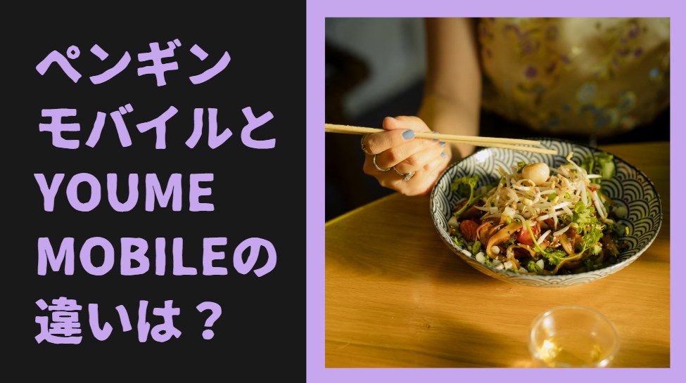 ペンギンモバイルとyoume mobileの違いは？